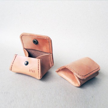 原色 豆腐零錢包 聖誕節禮物 客製化零錢包 嗅皮手作