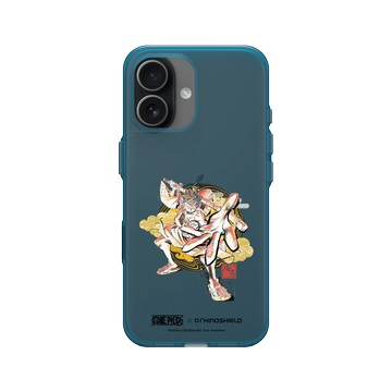 iPhone 17 Clear (相機按鈕) 夜幕藍 - 航海王 One Piece - 和之國系列-魯夫 武士