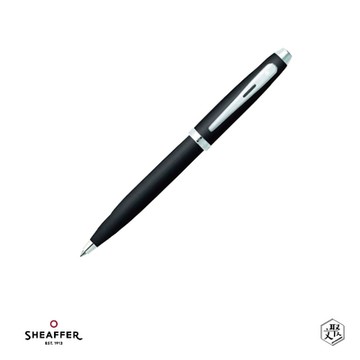 【SHEAFFER】100系列霧黑銀夾原子筆(原廠正貨)免費刻字