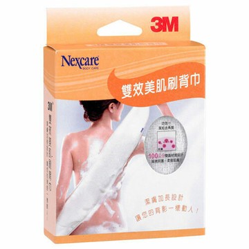 免運費 3M 雙效美肌刷背巾