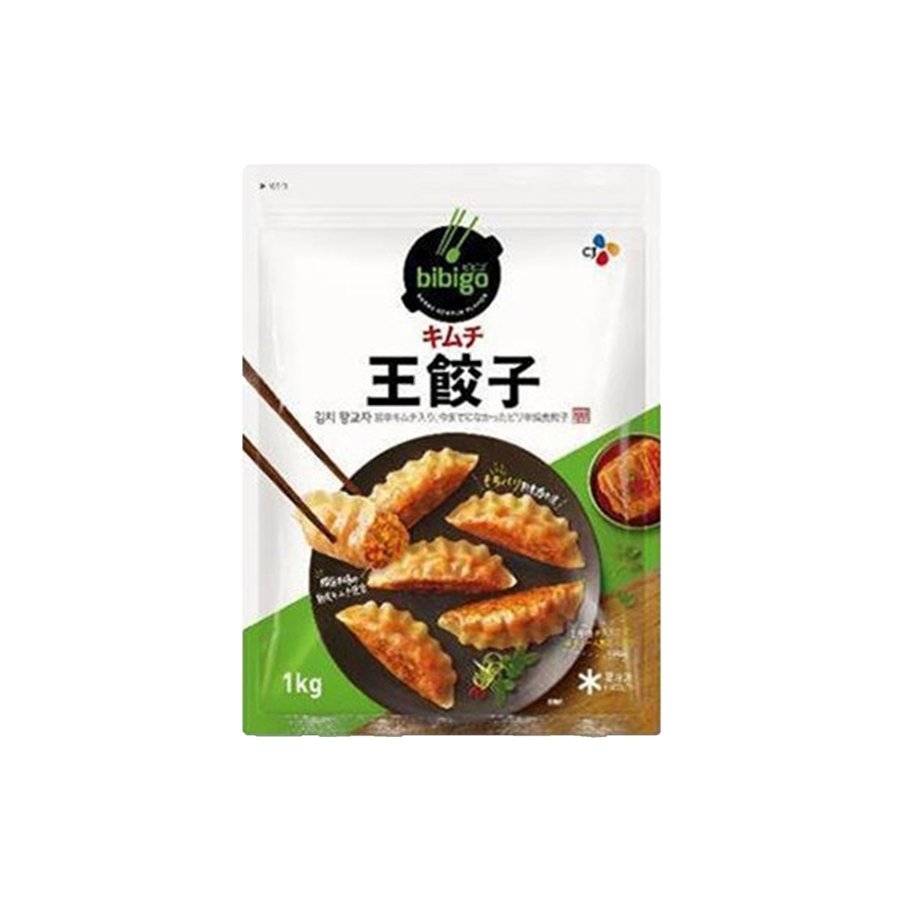 [冷凍]『CJ』bibigo王餃子・キムチ(1kg・約28個入り) ビビゴ 人気餃子　韓国キムチ餃子 加工食品 韓国餃子 韓国マンドゥ 韓国食品