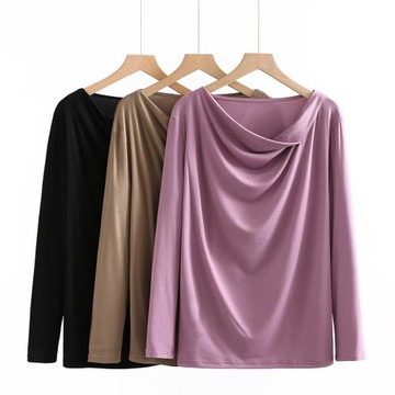 麗莎熊 LisaBear 大尺碼彈性內搭上衣 XL~3XL 三色可選