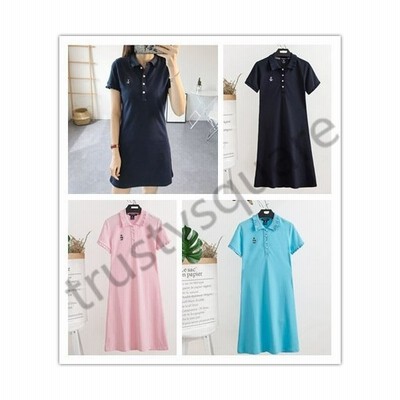 ゴルフウェア ポロワンピース レディース スポーツチュニック ゴルフワンピース ロングポロシャツ 半袖かわいい21 通販 Lineポイント最大get Lineショッピング