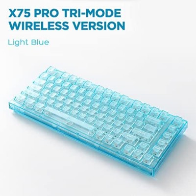 YUNZII X75 PRO 82キーワイヤレス ホットスワップ対応メカニカル