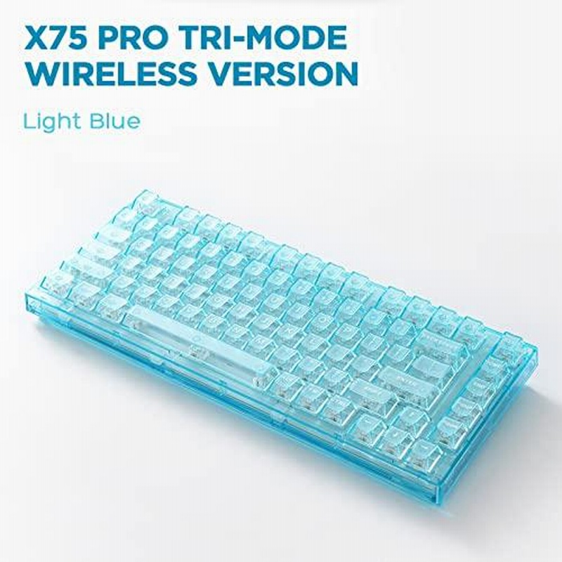 YUNZII X75 PRO 82キーワイヤレス ホットスワップ対応メカニカル