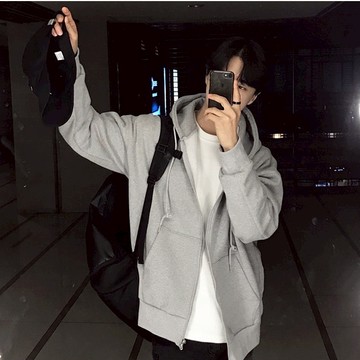 【A.S】現貨 快速發貨 韓國 素面 棉套裝 內刷毛 棉外套 寬鬆 抽繩 彈性 棉外套