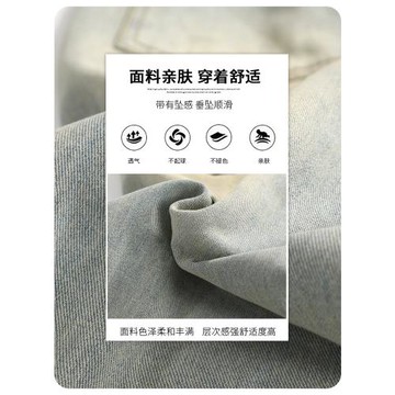 美式高街破洞直筒牛仔褲男夏季潮牌復古春秋款寬松百搭休閑長褲子