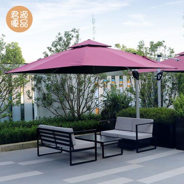 戶外遮陽傘 中柱傘 羅馬傘 香蕉傘 擺攤傘 庭院傘 遮陽傘戶外庭院傘花園露臺樓頂商用擺攤室外羅馬傘