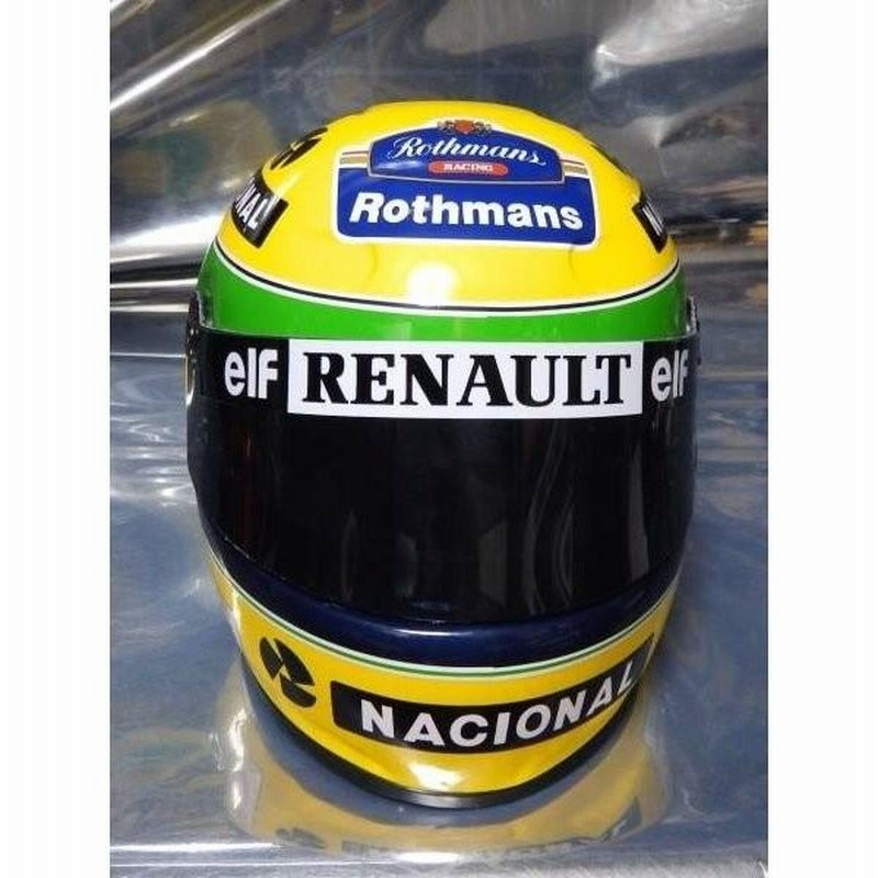 完売品　マルボロ仕様　デアゴスティーニ　1/5 ヘルメットコレクション セナ ZoomOn 1/12 A.セナ スタンディングフィギュア ヘルメット付き