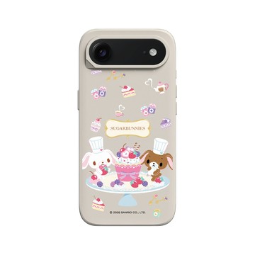 iPhone Air SolidX 貝殼灰 - 三麗鷗-蜜糖邦尼 Sugarbunnies - 咖啡廳下午茶