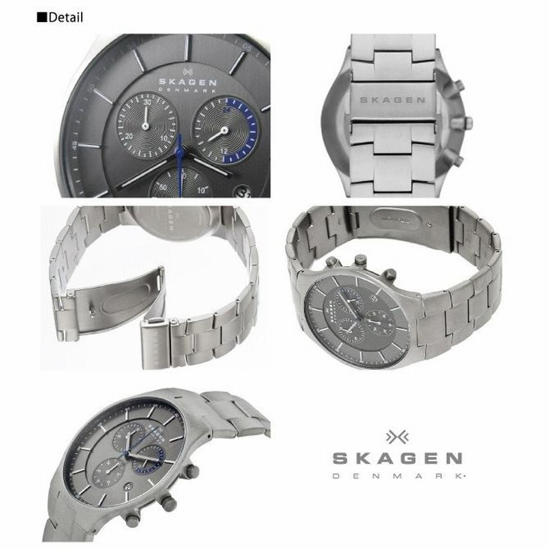 SKAGEN-スカーゲン-』Balder Titanium Chronograph Watch〔SKW6077