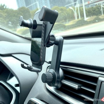 【優選好物】車載齣風口手機支架爆款延長桿360°旋轉金屬鈎子導航通用jioyh FMG3