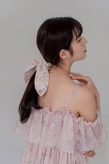 【倫敦印花】兔兔耳大腸圈 髮飾 麻糬布 倫敦貓頭鷹 2way髮圈