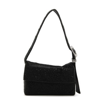 Benedetta Bruzziches - Jet Black Rhinestones Vitty Mignon Shoulder Bag