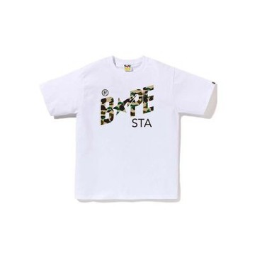 BAPE 1st Camo Bape Sta Tee 迷彩流星 短袖 白色 BAPE-584 [台灣現貨]
