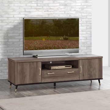 【MUNA 家居】凱爾灰橡色6尺電視櫃(長櫃)