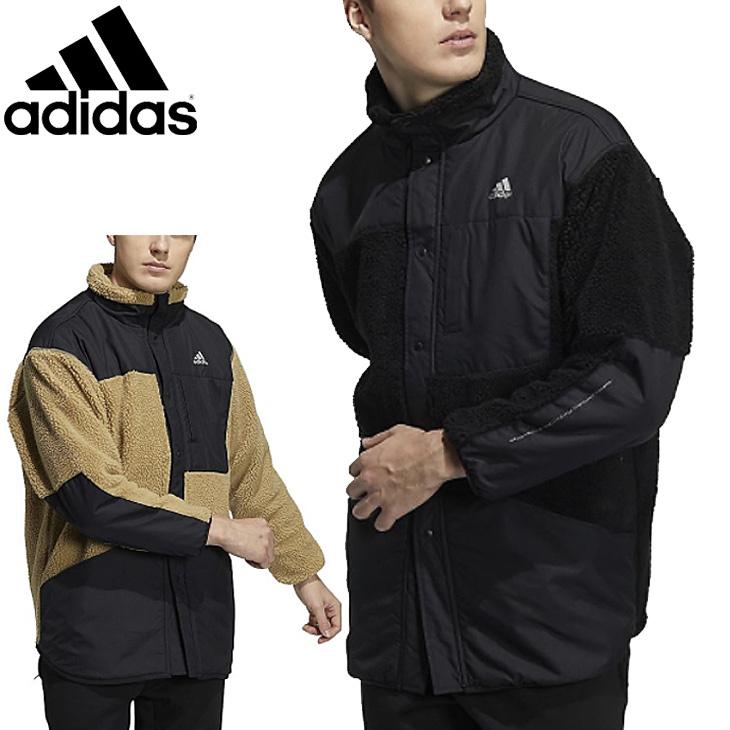 ボアジャケット メンズ アウター アディダス adidas M PRSVE BOA JK/防寒 オーバーサイズ スポーツ カジュアル コート 男性  上着 羽織り/JIB71【a20Qpd】 通販 LINEポイント最大0.5%GET LINEショッピング