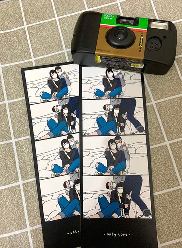 【客製化禮物】 四格照片 (一套兩張)