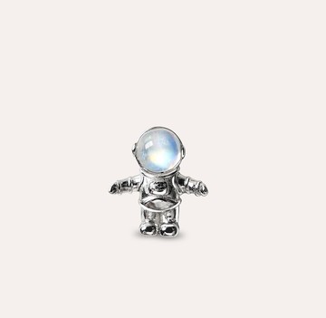 AND 月光石 藍色 圓形 6mm 墜子 幻想系列 Space Family C 天然寶