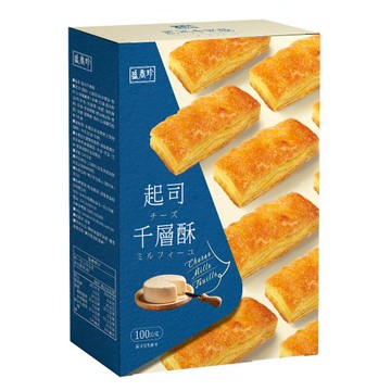 【盛香珍】起司千層酥100g/盒