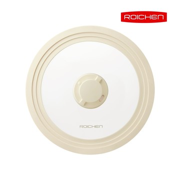 【韓國Roichen】專利蒸氣閥多用鍋蓋(奶油白) | 24cm/28cm圓型鍋共用 | 官方旗艦店