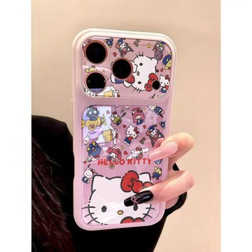 大臉凱蒂貓貓適用蘋果17ProMax手機殼iPhone17/16/15pro視窗14/13