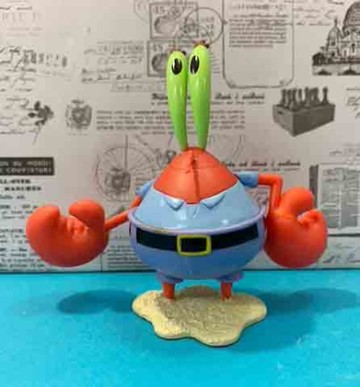 【震撼精品百貨】SpongeBob SquarePant海棉寶寶~蟹老闆公仔#00746
