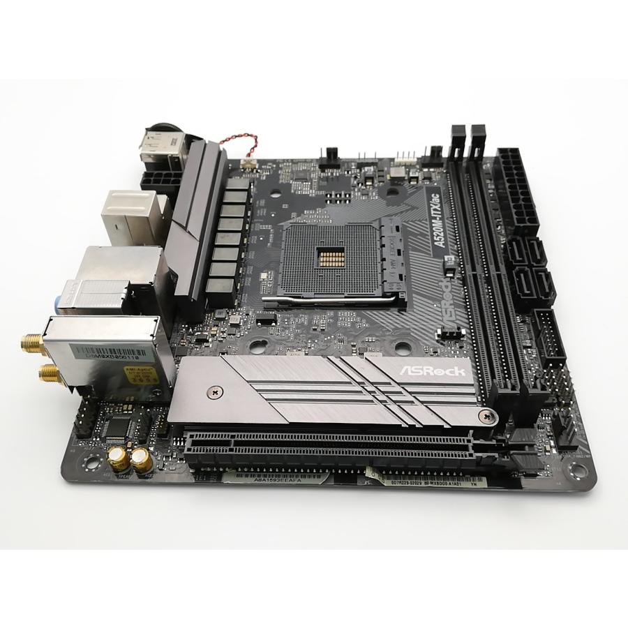 【中古】ASRock A520M-ITX/ac A520/AM4/Wi-Fi(11ac)+BT4.2/Mini