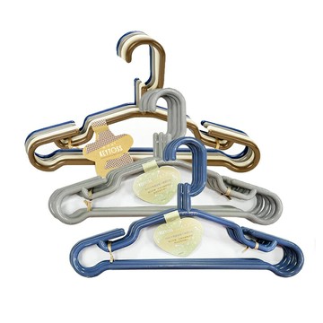 詰朵斯 小件衣物衣架 (4入) (顏色隨機) 小型衣架 曬衣架 掛衣架 晾衣架 兒童衣架 輕便衣架