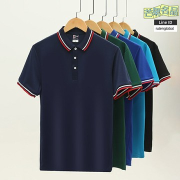 【來圖定製】Polo工衣 班服 Polo衫 文化衫 工裝 團體服 翻領設計 間色條紋 企業logo定製 吸溼透氣 團體活動 企業文化衫