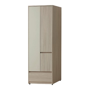 ASSARI-沐澄2.5尺三門衣櫃(寬76x深58x高197cm)