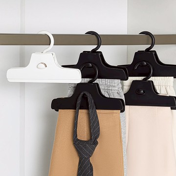 垂直串連式無痕防滑褲夾/裙夾-3入-多色可選 白