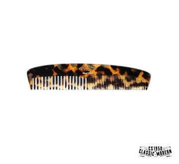 Cool Grease Superiore Pocket Comb手工雙齒口袋梳(琥珀玳瑁)