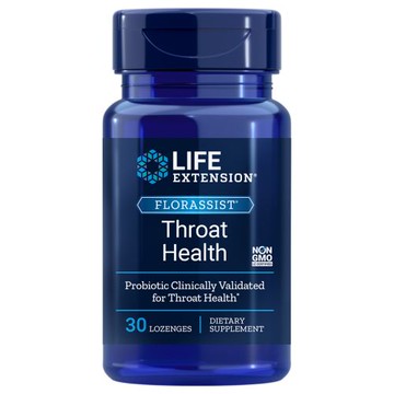 Florassist Throat Health 30 Lozenges by Life Extension