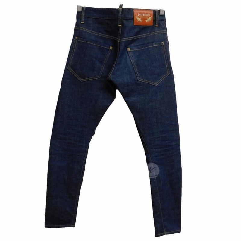 DSQUARED2 24-7STAR SEXY TWIST JEAN S74LB0285 インディゴ サイズ：42 (京都三条堀川店) 220309  | LINEブランドカタログ