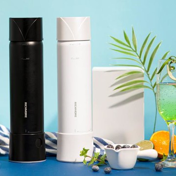 RICHMORE｜RichSoda氣泡水隨手瓶-不鏽鋼款(旋蓋) 白色/黑色