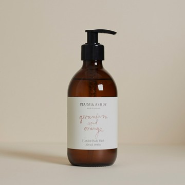 英國製 Plum & Ashby 純淨沐浴露 天竺葵柑橙 300ml