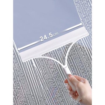 日本山崎玻璃刮水器衛生間浴室硅膠刮擦窗器瓷磚神器雨刮伸縮桿