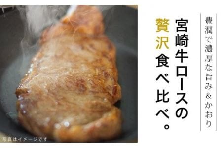 宮崎牛 ロース 食べ比べセット 400g