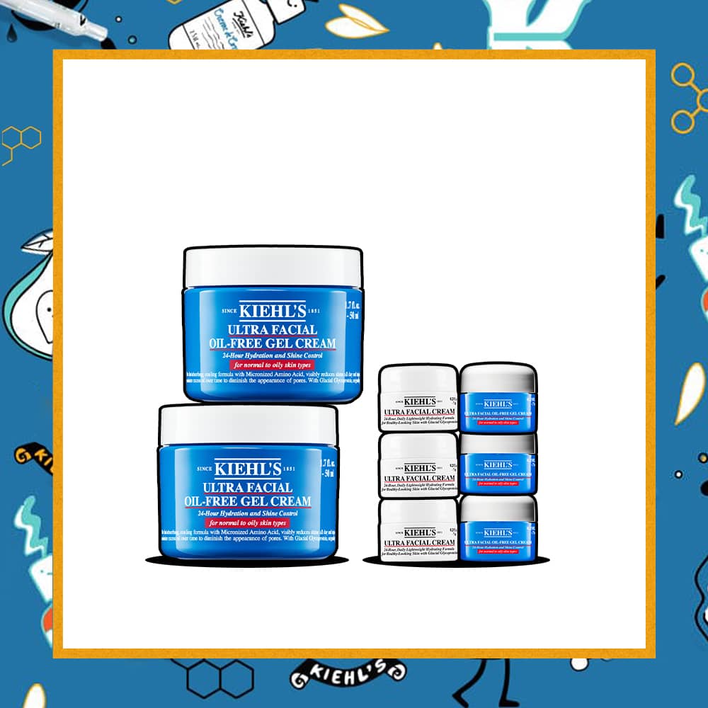 契爾氏 Kiehl's 吸油鐵粉囤貨組(價值NT$3,930) [特惠組]
