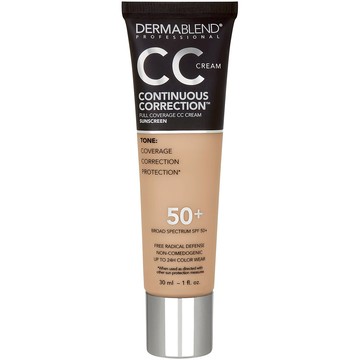 Dermablend Continuous Correction Tone-Evening SPF50+ CC Cream 1 fl. oz (Various Shades) - 37N Medium 1