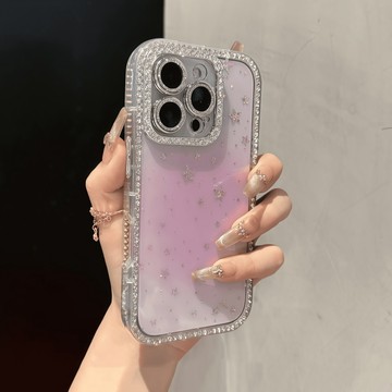 施華洛 閃粉星星殼 手機殼 保護殼 適用於 蘋果 iPhone 17 16 15 14 13 Pro max 防摔殼