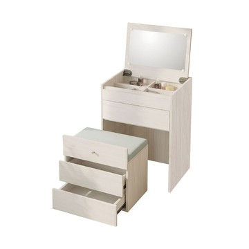 ASSARI 2尺阿斯特掀鏡化妝桌椅組(寬60x深48x高83cm)