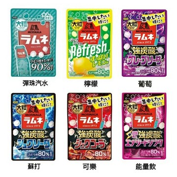 【江戶物語】(部分短效特價)MORINAGA 森永 大粒 彈珠汽水/可樂/蘇打/能量飲/檸檬/葡萄 糖錠 強碳酸 葡萄糖