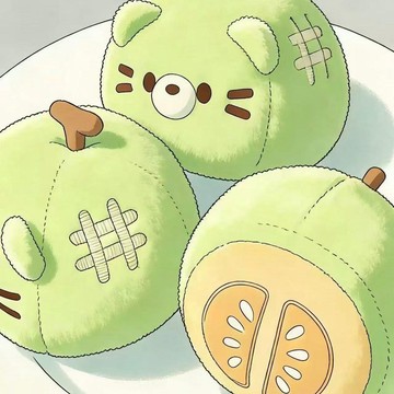 ✨動感 優選✨原創 毛茸茸貓咪 水果山竹哈密瓜 毛絨玩偶 公仔掛件 可愛貓竹貓瓜變裝