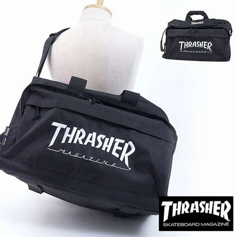 スラッシャー Thrasher 3way ボストンリュック バックパック ボストンバッグ ショルダーバッグ メンズ レディース ブラック Thrcd 601 Ss18 通販 Lineポイント最大0 5 Get Lineショッピング