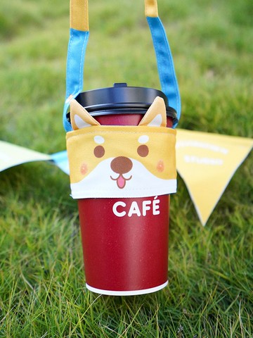 Vivianshen柴柴飲料杯套 環保杯套