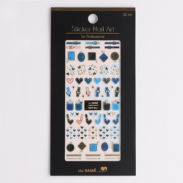 【專業用】美甲貼紙 3D Art 甜蜜丹寧【韓國製】