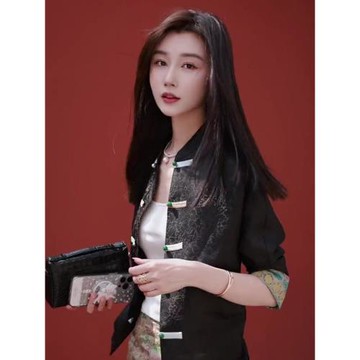 復古改良唐裝盤扣外套女2025新款輕國風新中式別致設計感黑色上衣