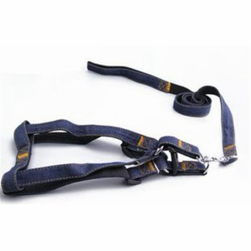 犬 ハーネス リード ペット用品 ファッション プレミアム デニム ドッグ ハーネス 散歩 犬用首輪 シンプル 小型犬 中型犬 大型犬用 通販 Lineポイント最大1 0 Get Lineショッピング